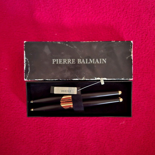 Pierre Balmain συλλεκτικό σετ πένα και στυλό αχρησιμοποίητο με κουτί BS8202