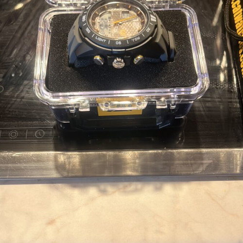 CAT wristwatch, black and grey, men's