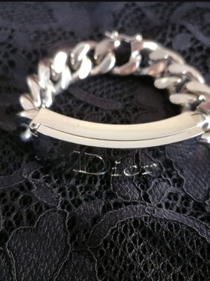 Dior Collectible Vintage Silver Bracelet like new with Lipgloss