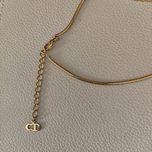 Dior DIO(R) Evolution Gold Plated Necklace like new