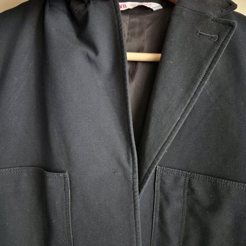 Blue Dark Zara Unisex Jacket like new, size S/M