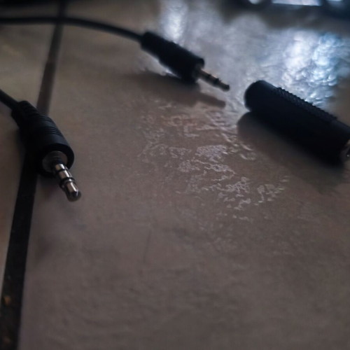 Audio cables Jack 3.5mm 5 meters like new