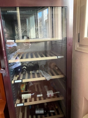 Liebherr Grand Cru wine cooler used, height 165, depth 65, width 65