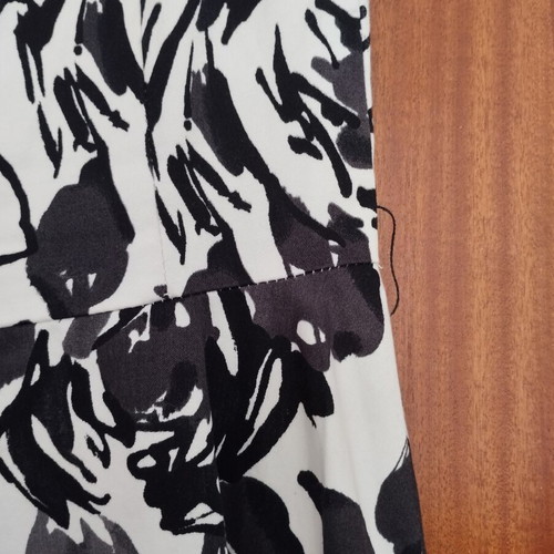 Zara black and white dress small, like new