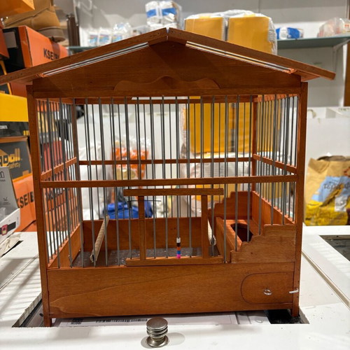 Wooden birdcage house new 35 x 24 x 35 cm