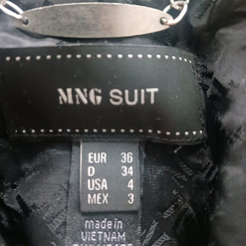 Mango women's jacket Small like new, black, size EU36