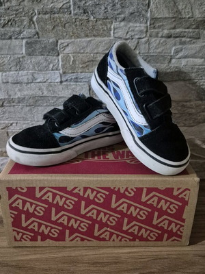 Παιδικά παπούτσια Vans Old Skool V Camo Flame μέγεθος 24 σαν καινούργιο