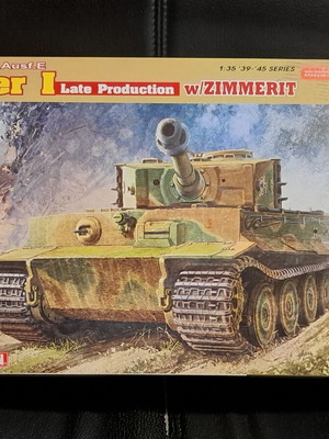 1/35 German Heavy Tank WWII Tiger I Late Production with zimmerit Dragon Models 6383 new