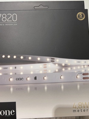 Λεντοταινία One Light 24V 3000K, 4,8W ανά μέτρο
