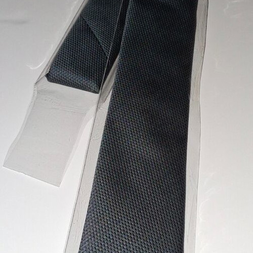 Federico tie with pocket square new, gray graphite