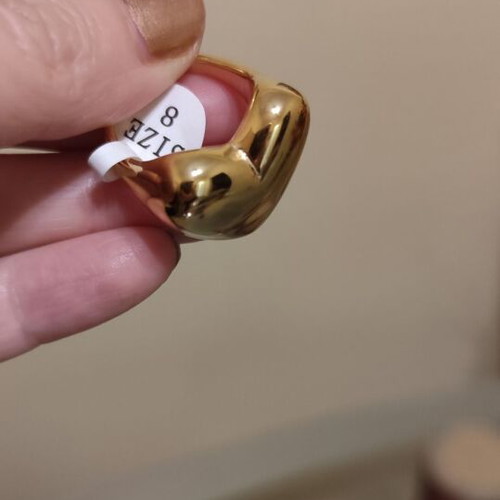Heart ring new stainless steel gold color