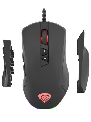 Genesis Xenon 770 RGB Gaming Mouse used, 10200 DPI, black