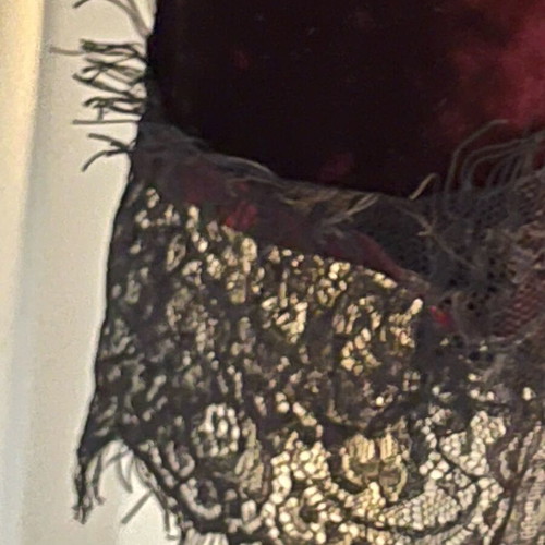 Velvet women's dress like new, burgundy lingerie style