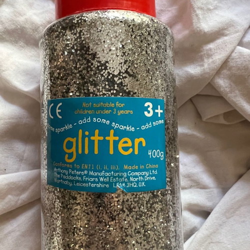 Glitter silver 400 grams new