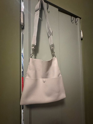 Callista τσάντα μπεζ slim messenger καινούργια