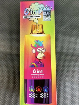 Vape 6 σε 1 με 100 χιλιάδες τζούρες και 6 γεύσεις καινούργιο