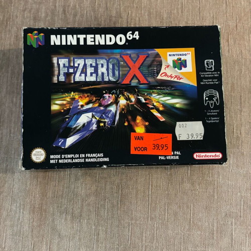 F-Zero X Nintendo 64 box only used