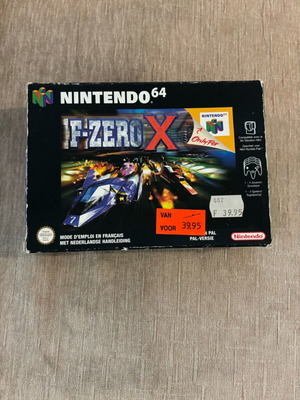 F-Zero X Nintendo 64 box only used