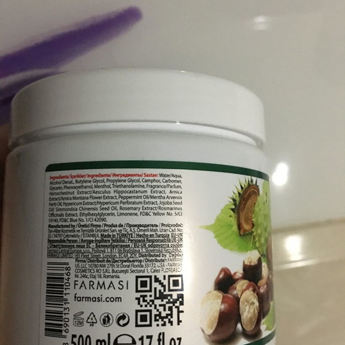 Horse Chestnut Warming Gel 500ml Farmasi new, sealed