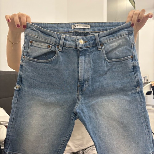 Zara denim bermuda shorts men's size 40 like new