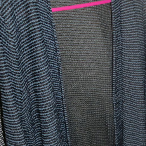 H&M cardigan used, size M, blue-black
