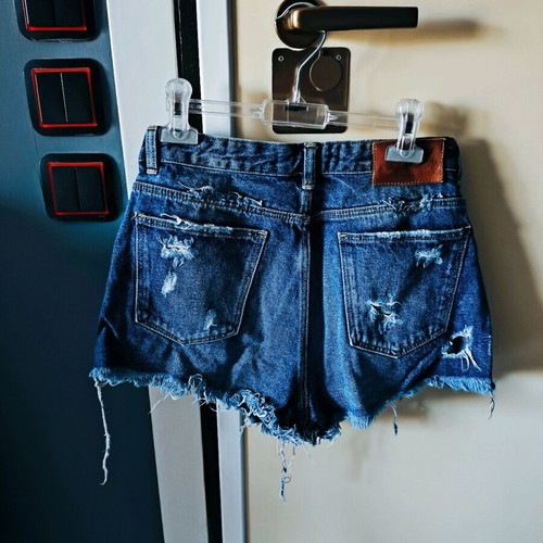 Zara Τζιν Σορτς Σαν Καινούργιο, Μπλε, Νούμερο 36 Small