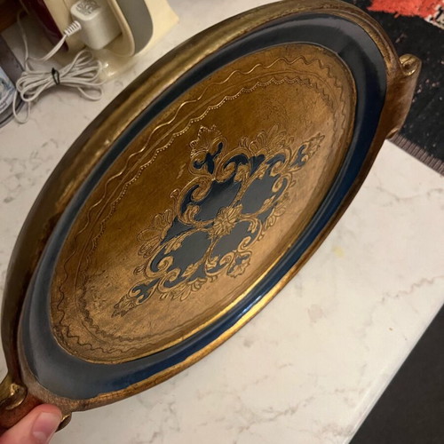 Wooden decorative tray in like new condition
