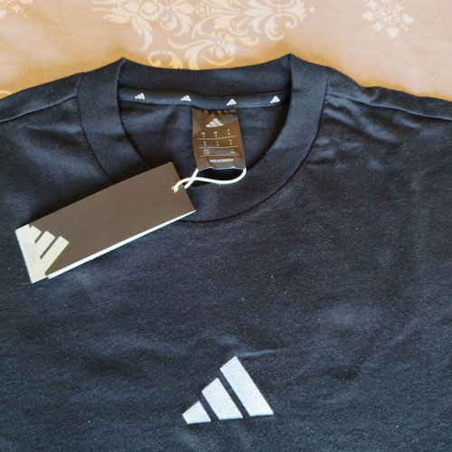 Adidas men's sports t-shirt size L new black