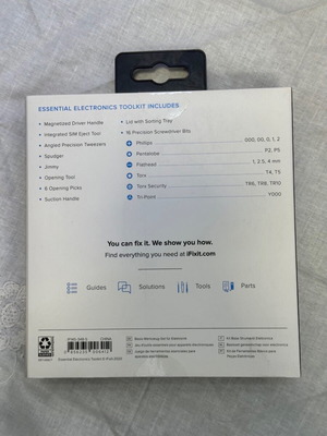 iFixit Essential Electronics ToolKit sealed in box
