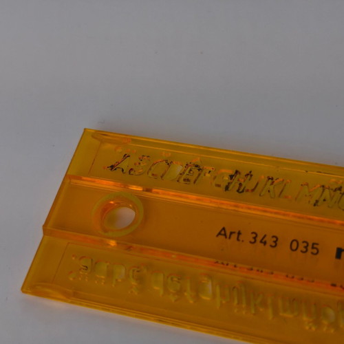 Rotring ISO DIN Technical Drawing Stencil Set used, 3 sizes