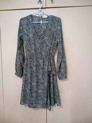 Black and white pois dress, size S/M
