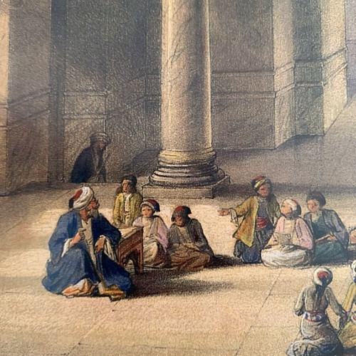 Aya Sofia lithograph print Constantinople like new