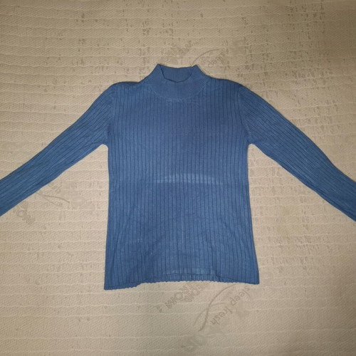 Baby Blue viscose half-turtleneck like new