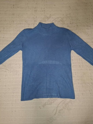 Baby Blue viscose half-turtleneck like new