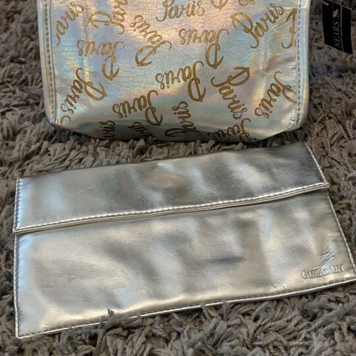 Hunter silver handbag used with Paris and Guerlain bags gift