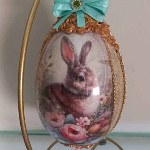 Easter egg handmade new from Plexiglas 15 cm