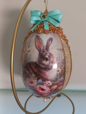 Easter egg handmade new from Plexiglas 15 cm