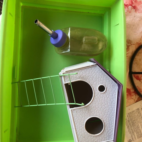 Hamster cage like new with accessories