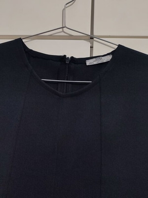 Zara dress black above knee like new, size M