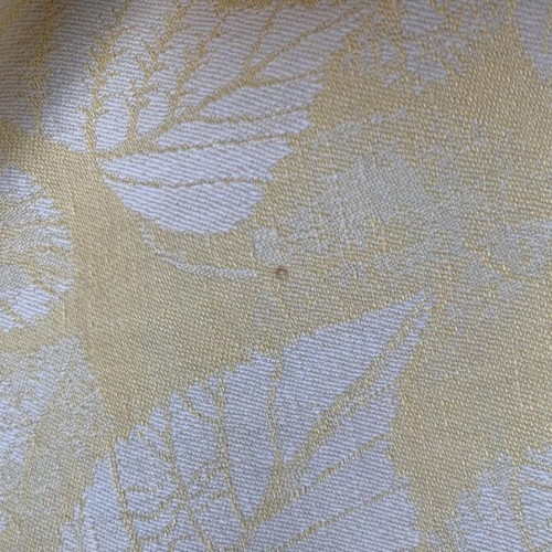 Linen tablecloth 1.39x1.64 m with small stain