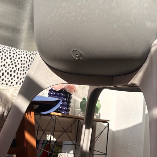Praktiker DIVA grey plastic chair