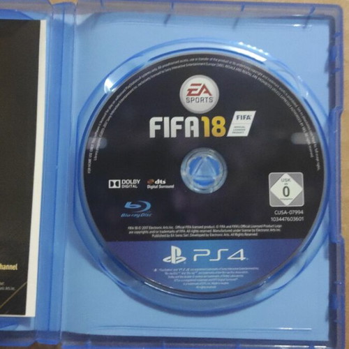 PlayStation 4 FIFA 18 used sports game