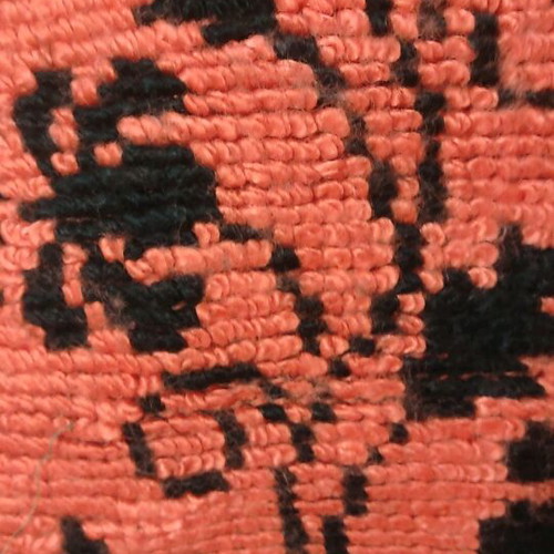 Handmade woven rug new on loom
