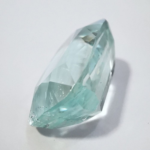 Aquamarine natural rectangular cushion cut 11.06 carats