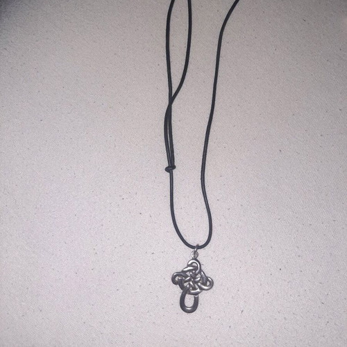 Sterling silver 925 pendant with gothic protection symbol like new