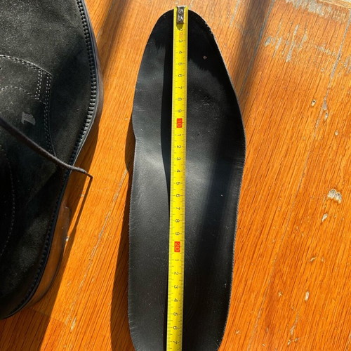 Tod's men's black suede shoes used, size 10 (44-45)