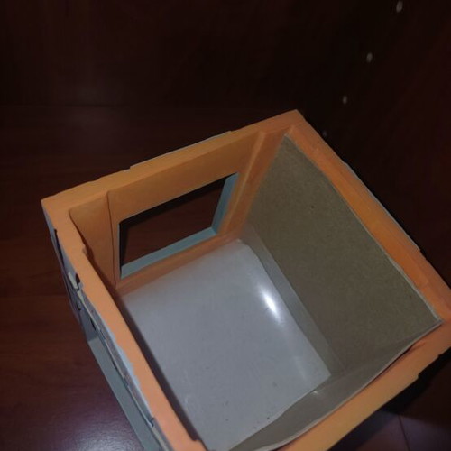 Vintage wooden decorative box with photo frames, Glamour Puss