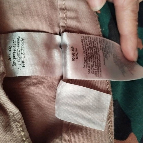 Activewear straight-leg pants 100% cotton, like new, beige