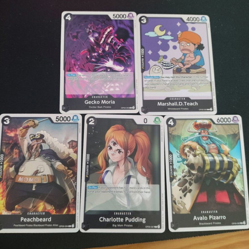 One Piece TCG pack of 42 op-9 common cards like new
