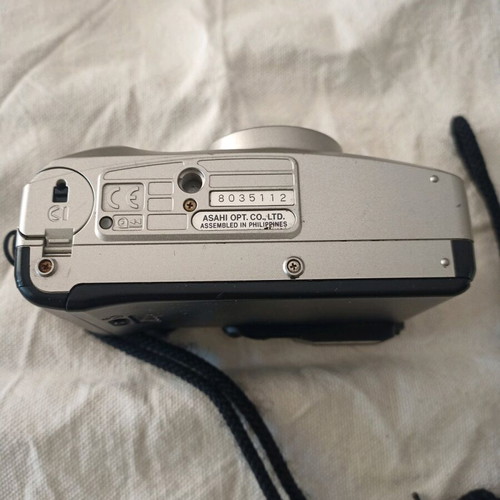 Pentax Espio 140 used camera with faint LCD indicators
